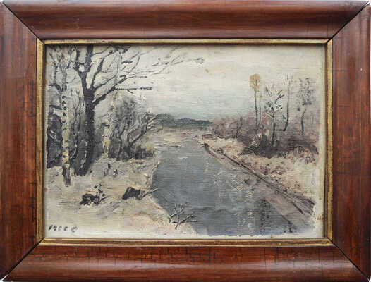 Неизвестный художник. Зимний пейзаж